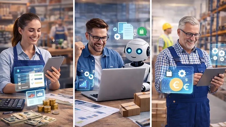 Automatisierung im Mittelstand – Unternehmer optimiert Geschäftsprozesse digital