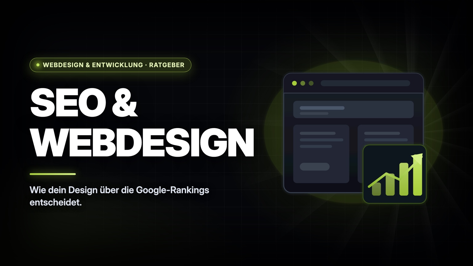 SEO Webdesign: wie Design-Entscheidungen die Google-Rankings einer Website beeinflussen